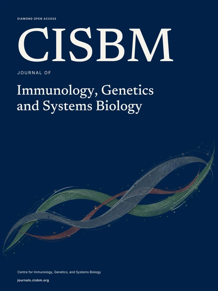 The cover of the CISBM Journal of Immunology, Genetics and Systems Biology